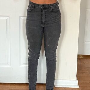 Black high waist skinny jeans